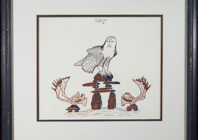 Untitled (Snowy Owl Perched)