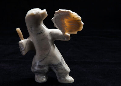 “White Bear With Drum” SOLD