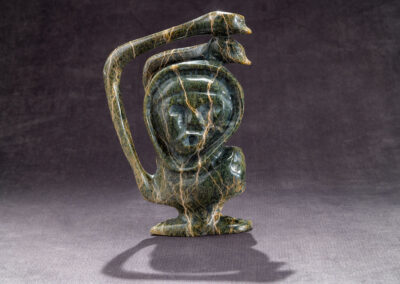“Spirit Face, Seal, and Swan Neck”